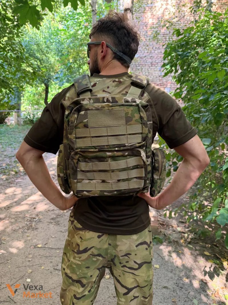 Плитоноска з підсумками та напашником — фото 5