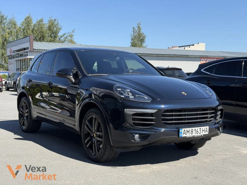 Porsche Cayenne 958 (FL) 2015 Дизель 3.0 Автомат Чорний — фото 2