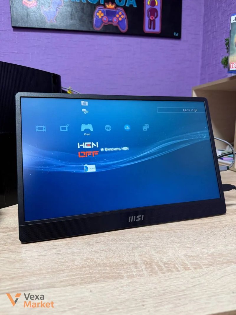 Портативний монітор MSI PRO MP161 E2U 15.6" Full HD IPS — фото 7