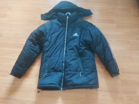 Оригінальна двостороння зимова куртка Adidas. Стан нової!