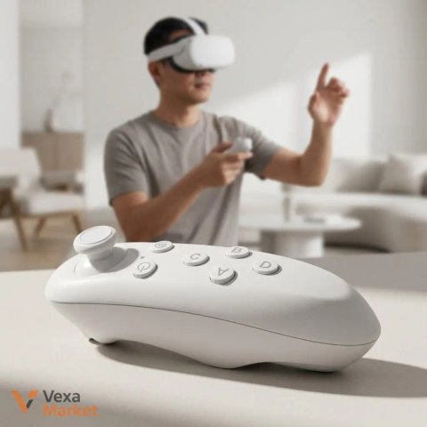 Пульт Bluetooth для VR-окуляр Білий (X26)