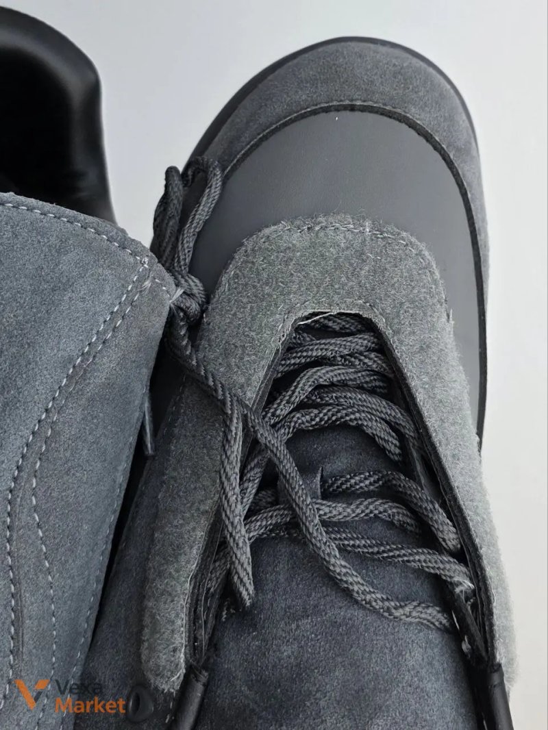 Raf Simons Antei Graphite шкіряні замшеві кросівки — фото 5