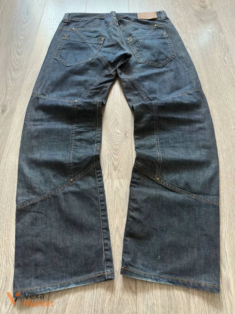 Raw denim джинси, пояс 44, довжина 107, вихід 23 — фото 3