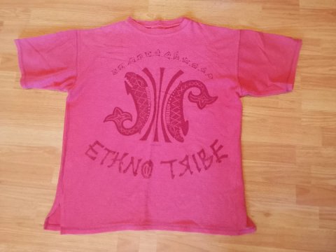 Рожева етно-футболка / теніска «Ethno Tribe»