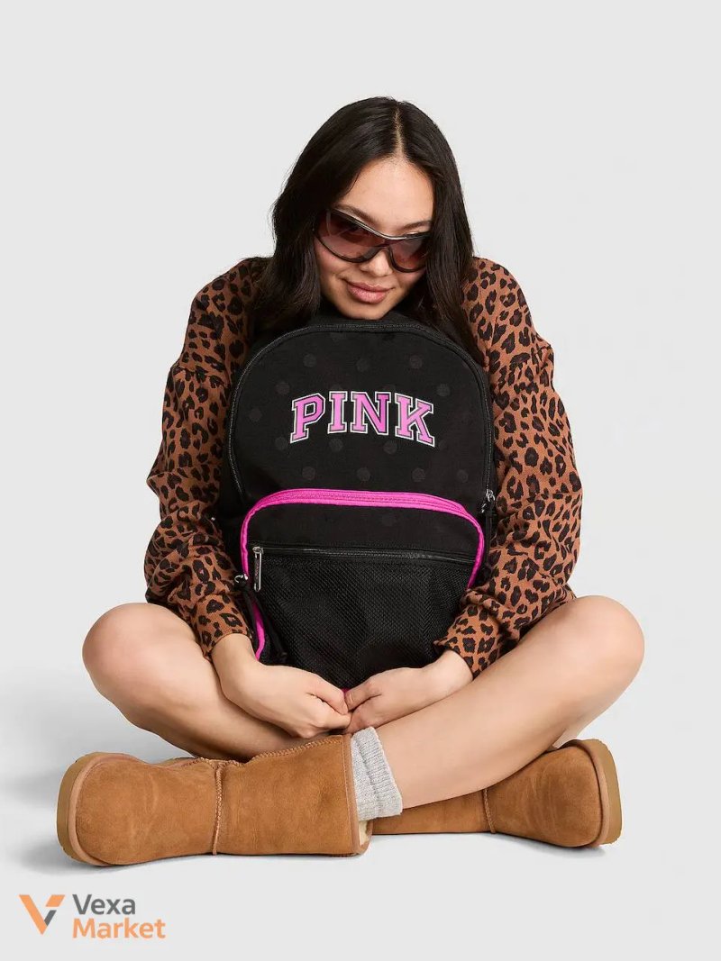 Рюкзак PINK в горошок — фото 6