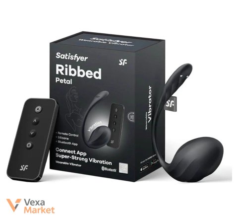 Satisfyer Ribbed Petal смарт-віброяйце з керуванням зі смартфона