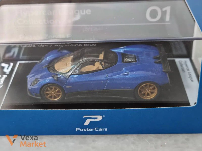 Schuco Volkswagen Caddy & PosterCars Pagani Zonda F 1:64 — фото 7