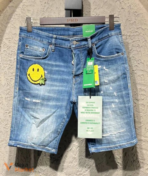 Шорти DSQUARED з аплікацією "смайлик"