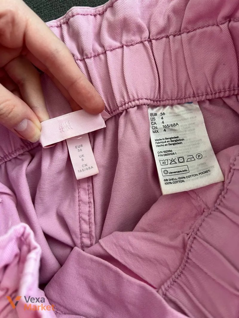 Шорти рожеві H&M розмір 36 (S) — фото 4