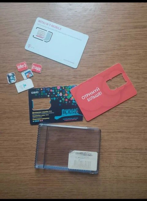 Сім-картки і холдери для колекції (Jeans, UMC SIM-SIM, life:), T-Mobile, лот раритет + нові стартери Play 5G та Orange