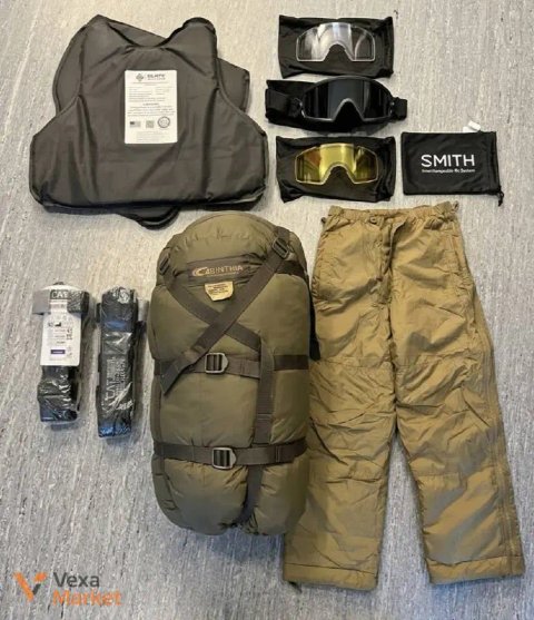 Спальний мішок Carinthia Defence 6 Size 200 та тактичне спорядження