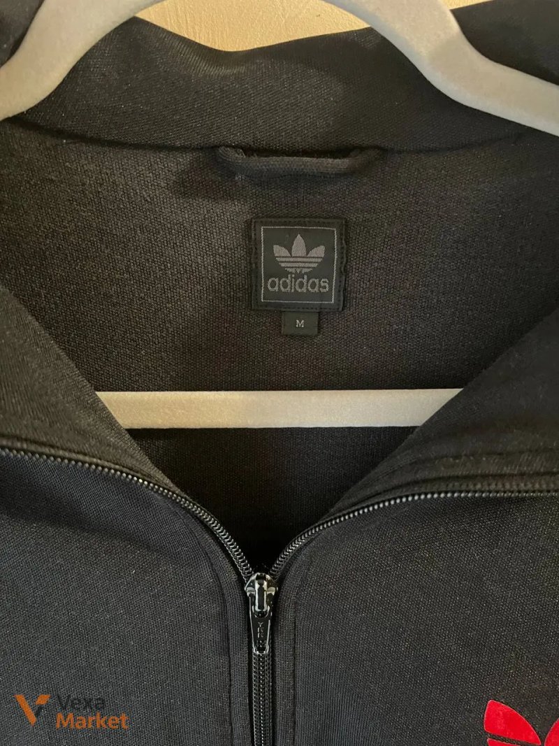 Спортивна кофта Adidas жіноча чорна — фото 2