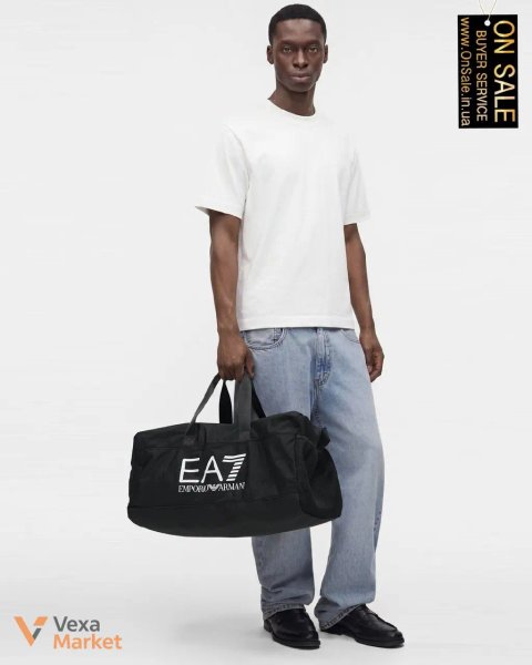 Спортивна сумка EA7 Emporio Armani TRAIN GYM BAG чорна