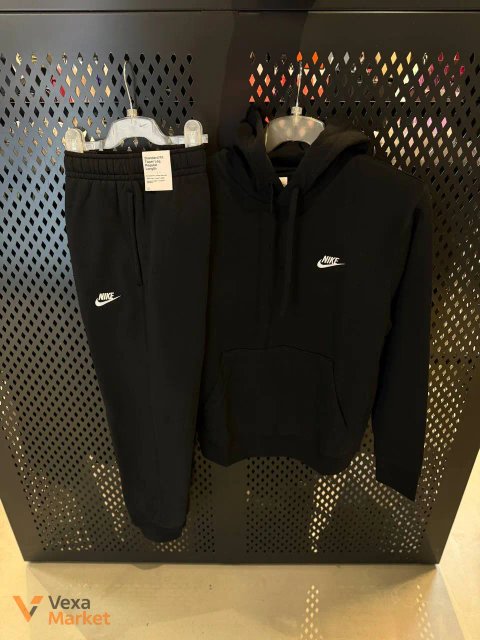 Спортивний костюм Nike на флісі чорний