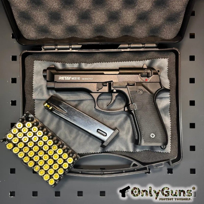 Стартовий пістолет Retay Beretta 92, під холостий патрон — фото 2