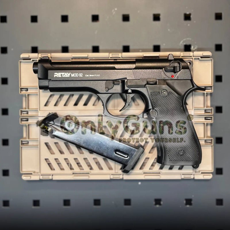 Стартовий пістолет Retay Beretta 92, під холостий патрон — фото 3
