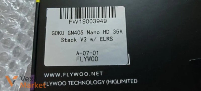 Стек Goku GN405 Nano HD V3 35a (20*20) + 2 антенны Rush Cherry 5.8 mmcx 85 мм — фото 3