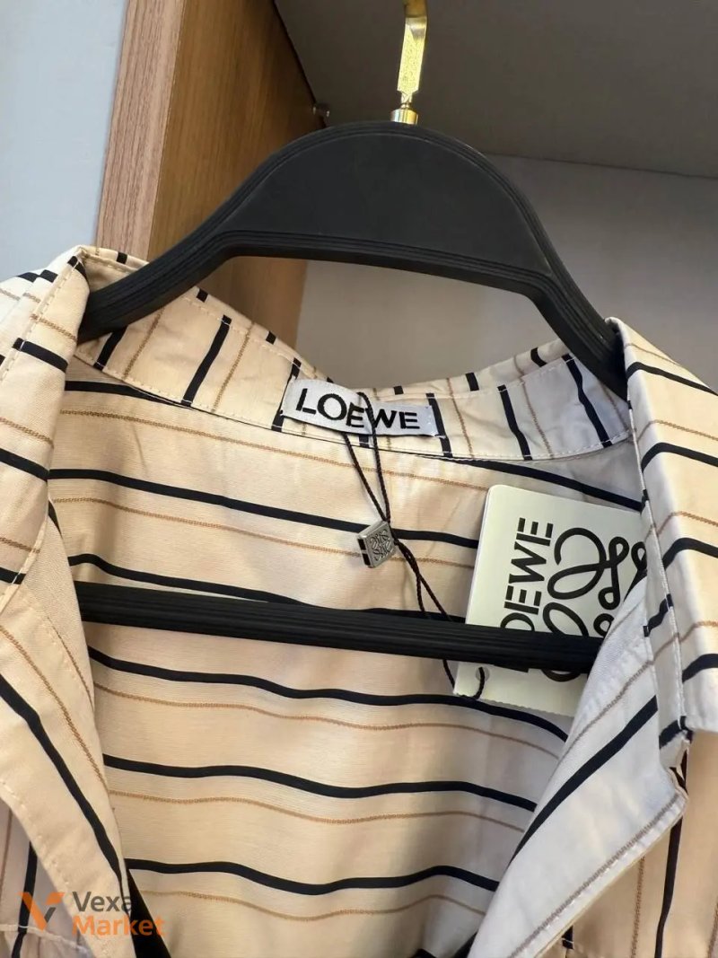 Стильна сорочка з вшитим топом Loewe — фото 3