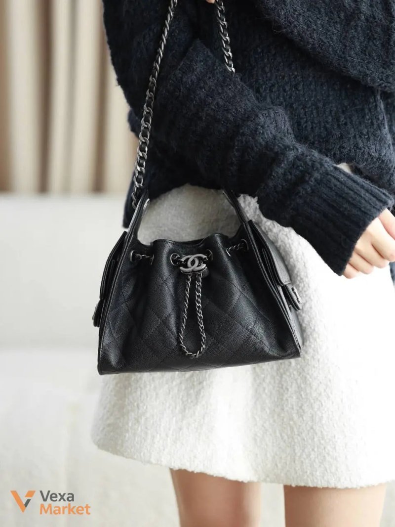 Сумка Chanel 26 см срібло — фото 5