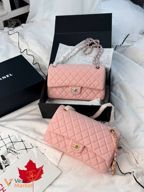 Сумка Chanel Classic Flap 25 рожева