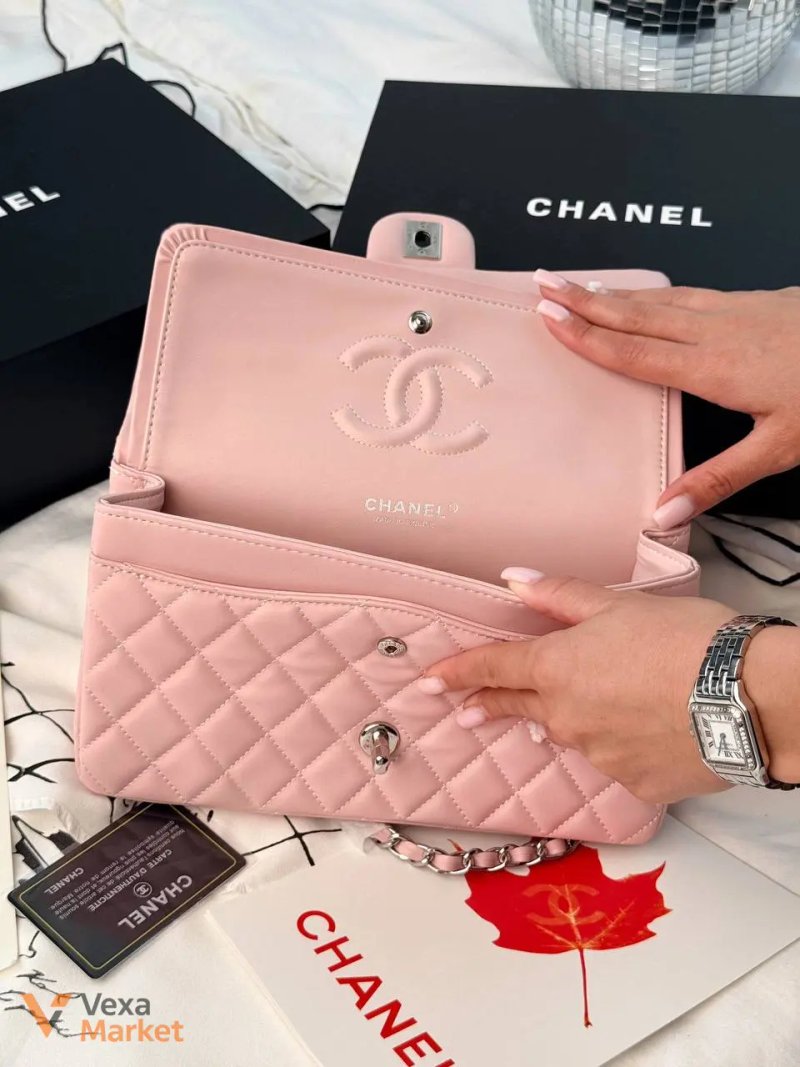 Сумка Chanel Classic Flap 25 рожева — фото 3