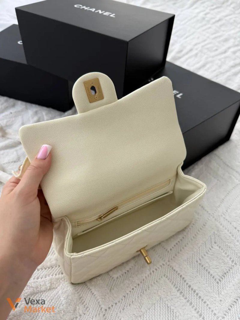 Сумка Chanel Classic натуральна шкіра — фото 3