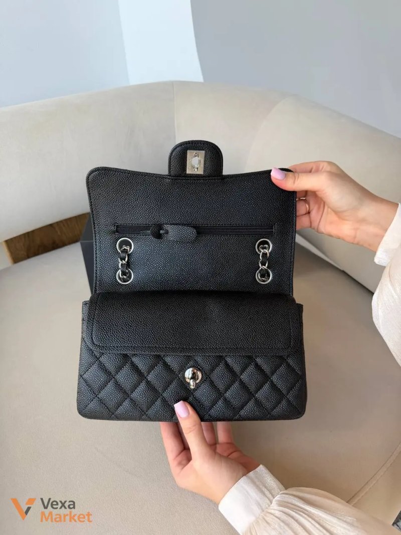 Сумка Chanel Classic зерниста шкіра — фото 3