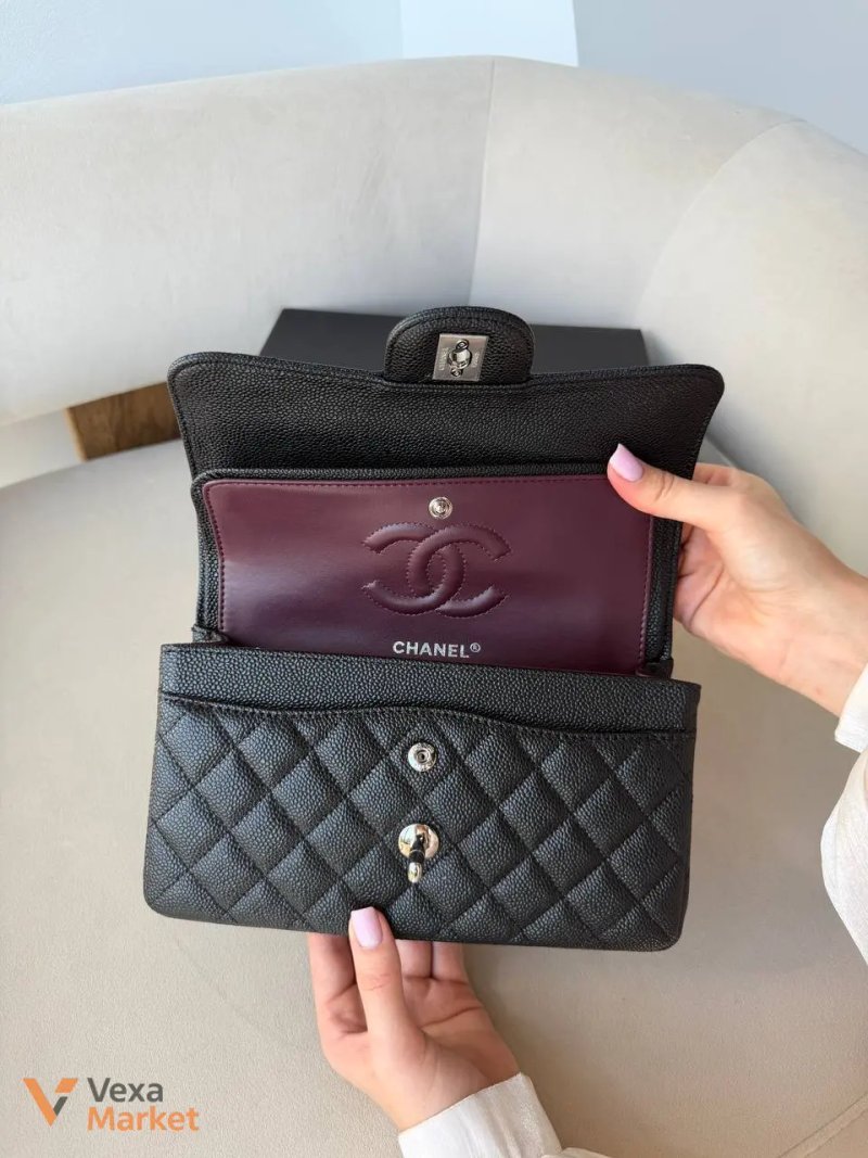 Сумка Chanel Classic зерниста шкіра — фото 4