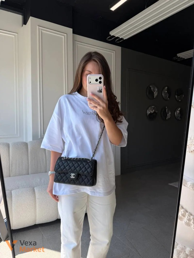 Сумка Chanel Classic зерниста шкіра — фото 5
