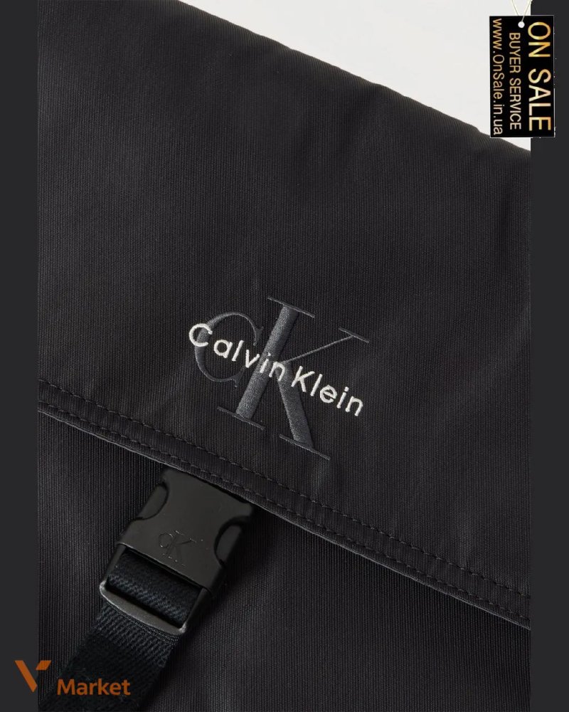 Сумка для ноутбука Calvin Klein чорна — фото 4