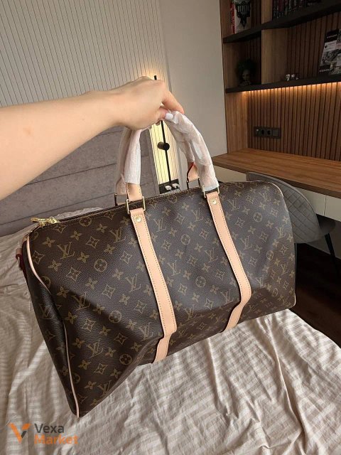 Сумка дорожня Louis Vuitton коричнева