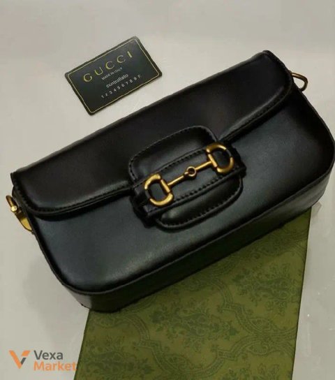 Сумка GUCCI Horsebit 1955 чорна