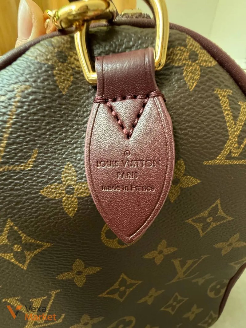 Сумка Louis Vuitton Speedy Soft 30 шкіра/канва — фото 6