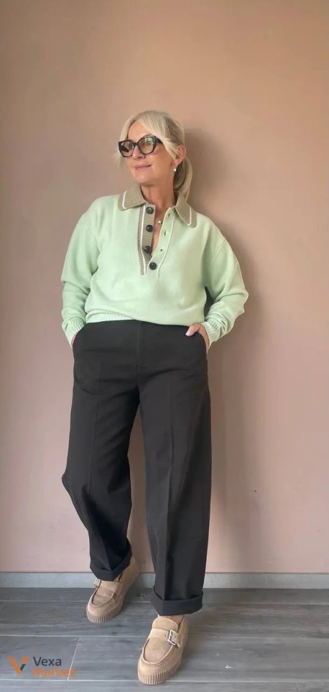 Светр Tela, Штани Tela, Куртка MaxMara Studio та Взуття MaxMara Weekend