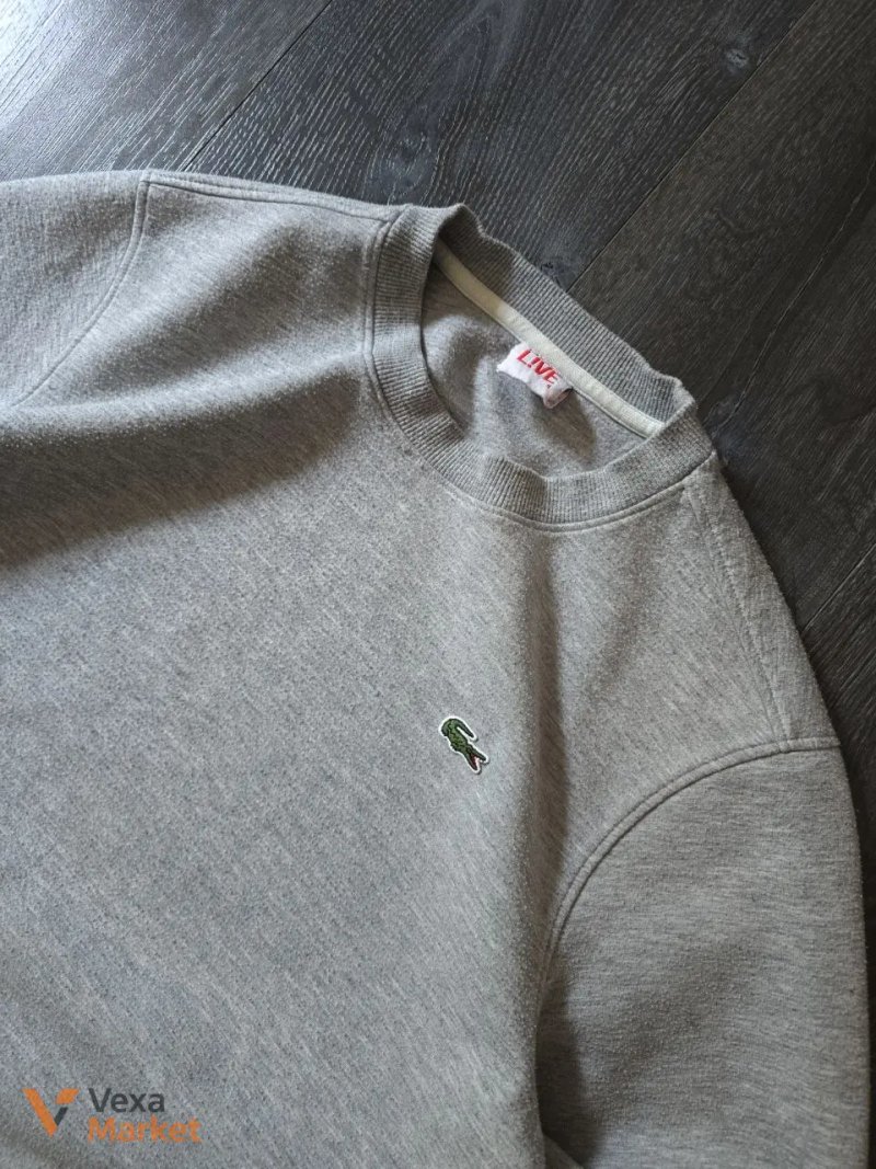 Світшот Lacoste сірий розмір M-L — фото 3