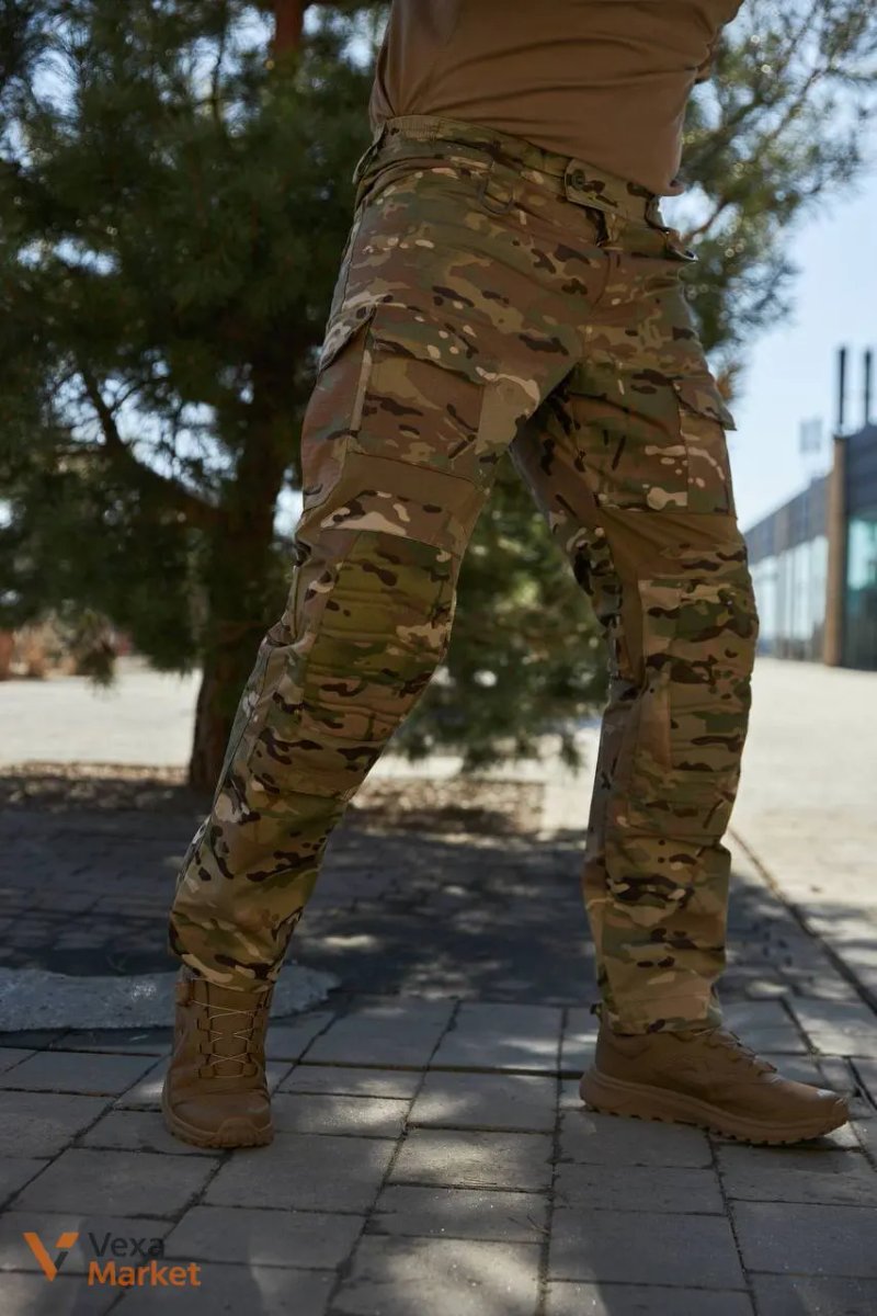 Тактические штаны KS Military рип-стоп с наколенниками — фото 2