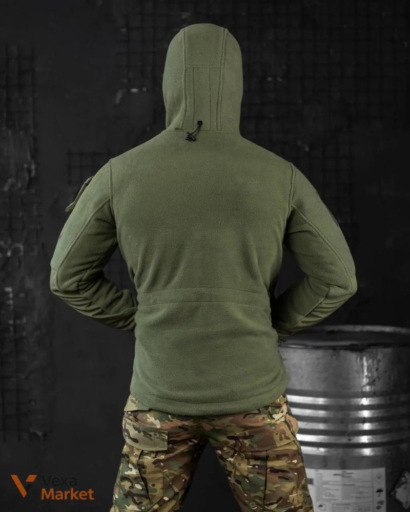 Тактична флісова куртка COMANDOS Combo Coyote / Multicam / Olive — фото 4