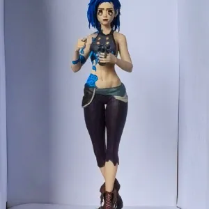 Коллекционная фигурка Джинкс (Jinx) из Arcane, ручная роспись