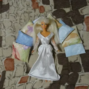 Коллекционная винтажная Барби Невеста Mattel Dream Bride 1996 с редким скринингом глаз