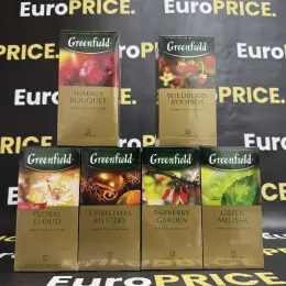 Чай пакетований Greenfield у великому асортименті