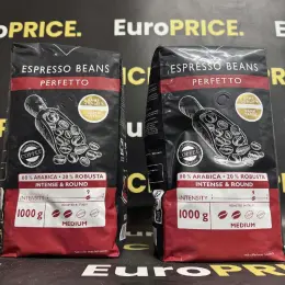 Кава в зернах Rioba Perfetto Espresso Beans 1кг 80% Арабіка 20% Робуста