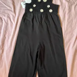 Комбінезон Zara чорний льон 98р