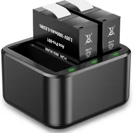 Комплект акумуляторів Powerextra 1800mAh (2 шт.) для Insta360 Ace Pro із захисним кейсом