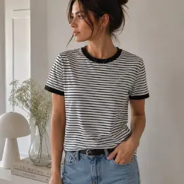 Футболка в рубчик від Massimo Dutti