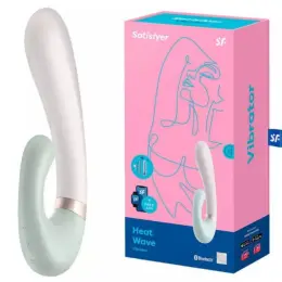 Подвійний смарт вібратор Satisfyer Heat Wave з функцією нагріву