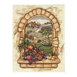 Набір для вишивання хрестиком Classic Design Вид Тоскани 4497