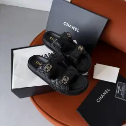Chanel Black Sandals Women's Size 37-39