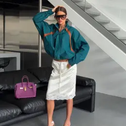 Куртка ветровка и юбка YSL