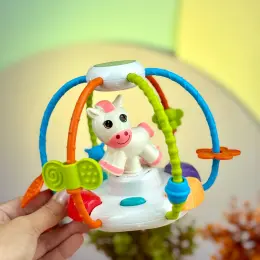 Развивающая музыкальная игрушка с подсветкой и зеркалом