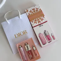 Подарунковий набір для губ Dior Addict 3-в-1 (Бальзам, Олійка-блиск, Максимайзер)